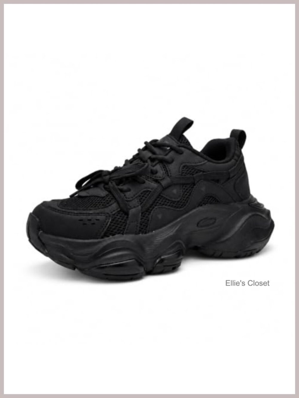 Wide Toe Box Chunky Sneakers Breathable Mesh Platform Dad Shoes Non Slip